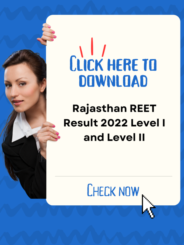 Rajasthan REET Result 2022 Download